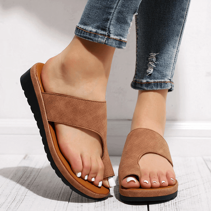 Bunion Corrector Platform Sandals