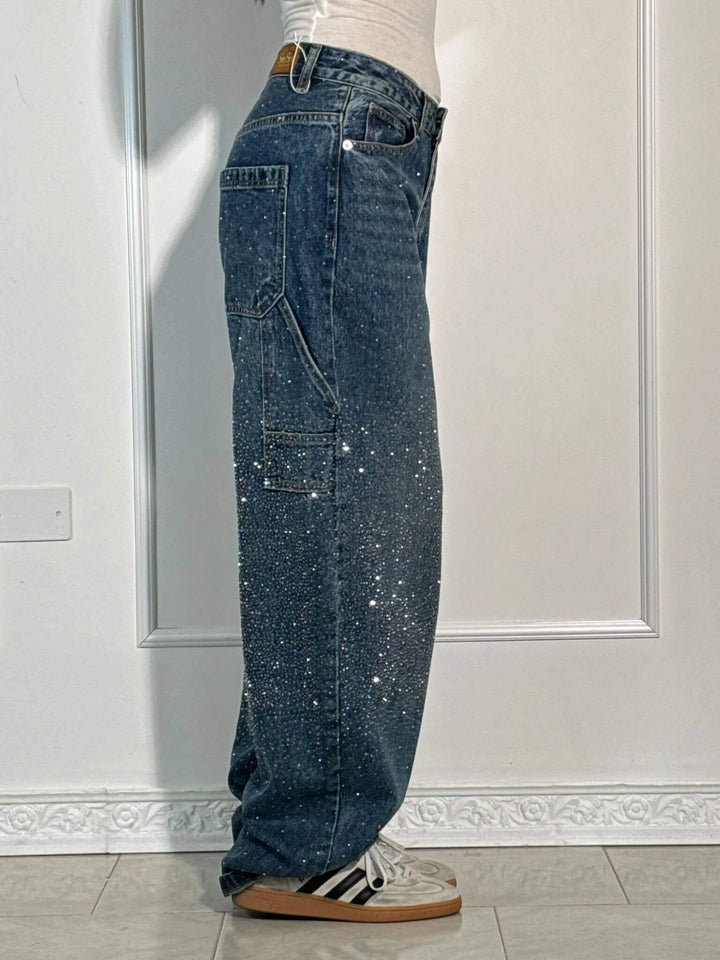 Maelin - Sparkling Diamond Jeans
