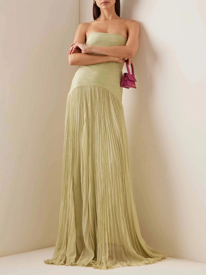 Maya - Sleeveless Drop-Waist Maxi Dress