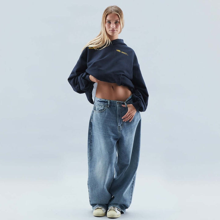 Lurleen - Casual Hoodie with Love Statement