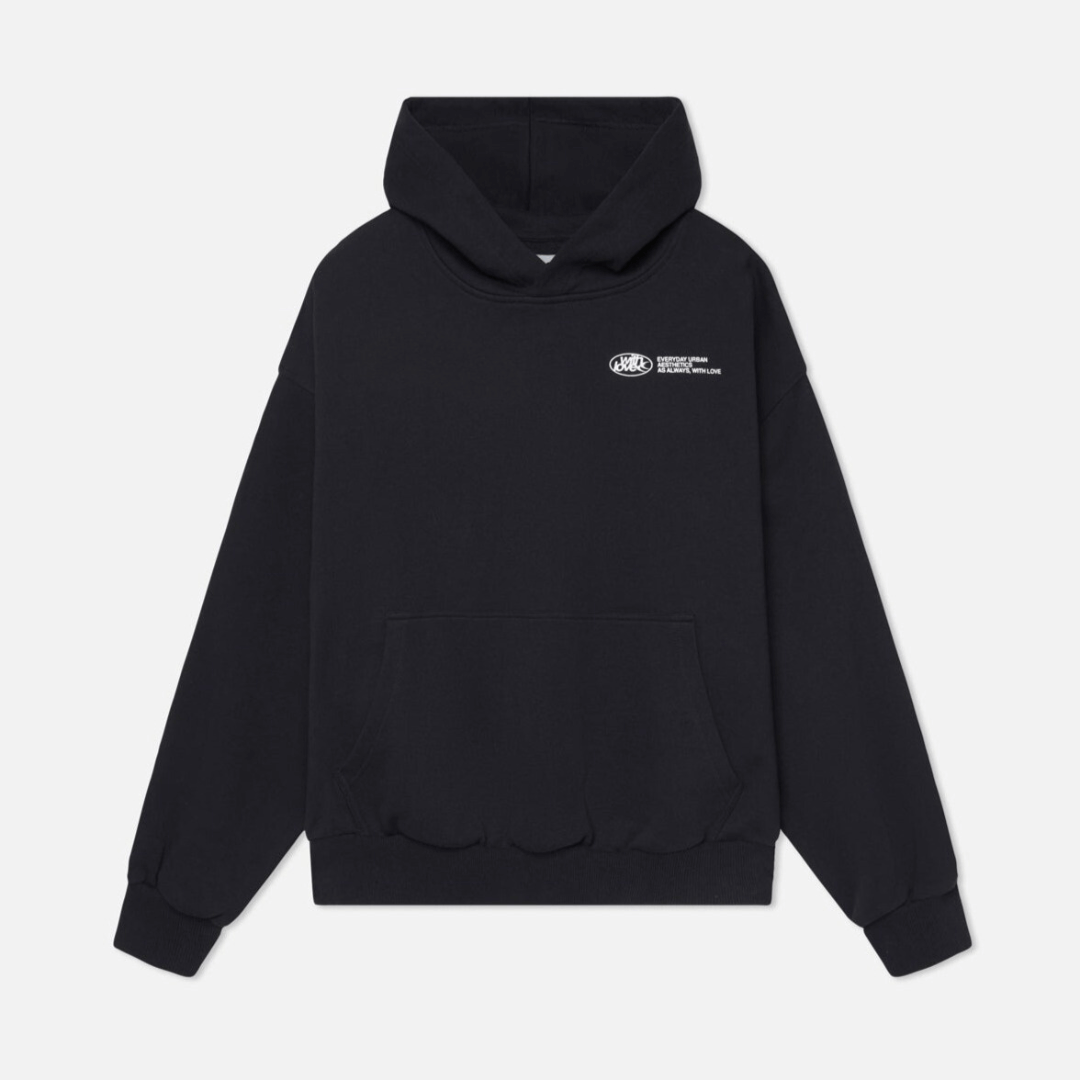 Lurleen - Casual Hoodie with Love Statement