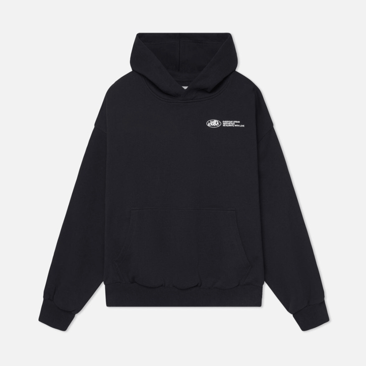 Lurleen - Casual Hoodie with Love Statement