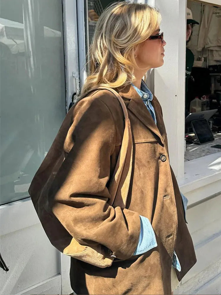 Lucy - Classic Suede Jacket