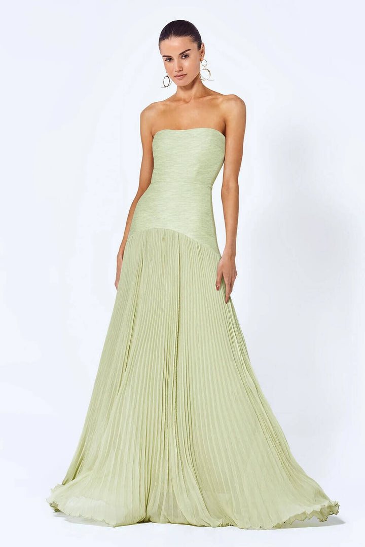 Maya - Sleeveless Drop-Waist Maxi Dress