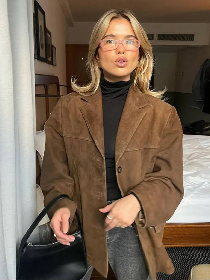 Lucy - Classic Suede Jacket