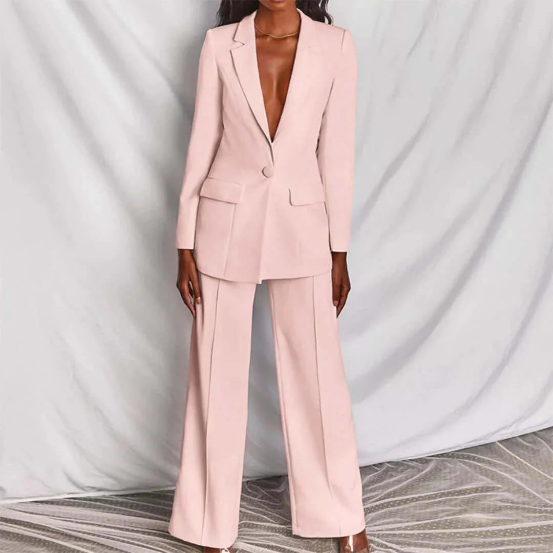 Tahlani - Tailored Blazer & Wide-Leg Trousers for Work