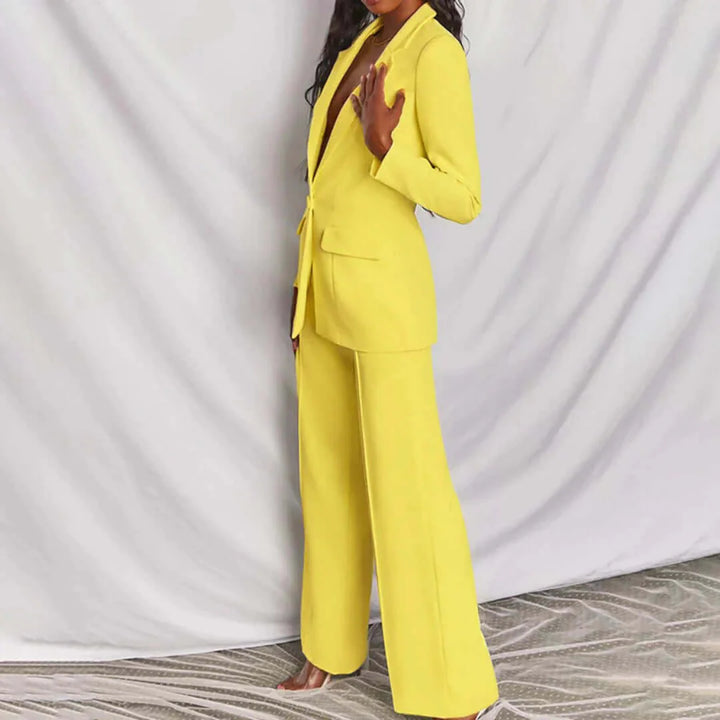 Tahlani - Tailored Blazer & Wide-Leg Trousers for Work