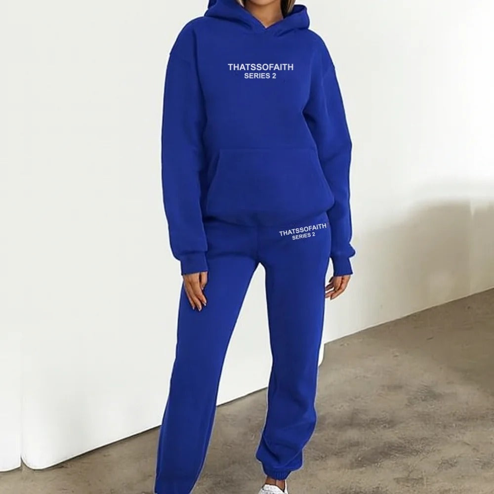 Two-Piece Hoodie and Jogger Set