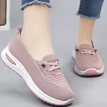 Slip-On Mesh Trainers with Elastic Laces