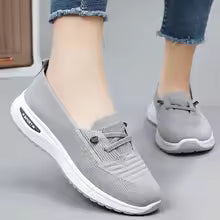 Slip-On Mesh Trainers with Elastic Laces