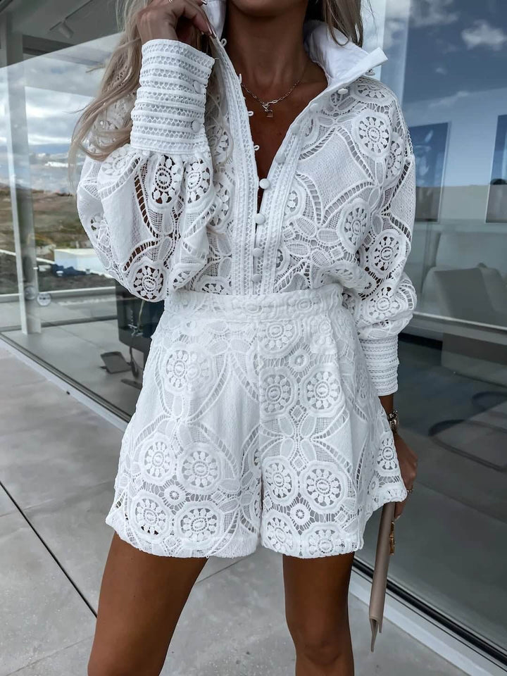 Eithne -Embroidered Two-Piece Set
