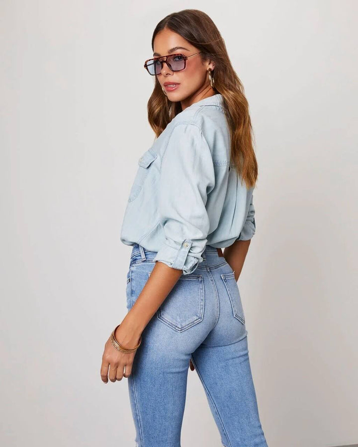 Orelia - Relaxed Fit Denim Shirt