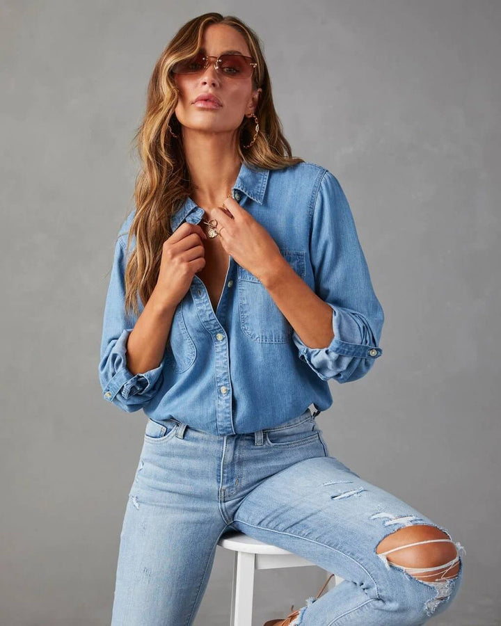 Orelia - Relaxed Fit Denim Shirt